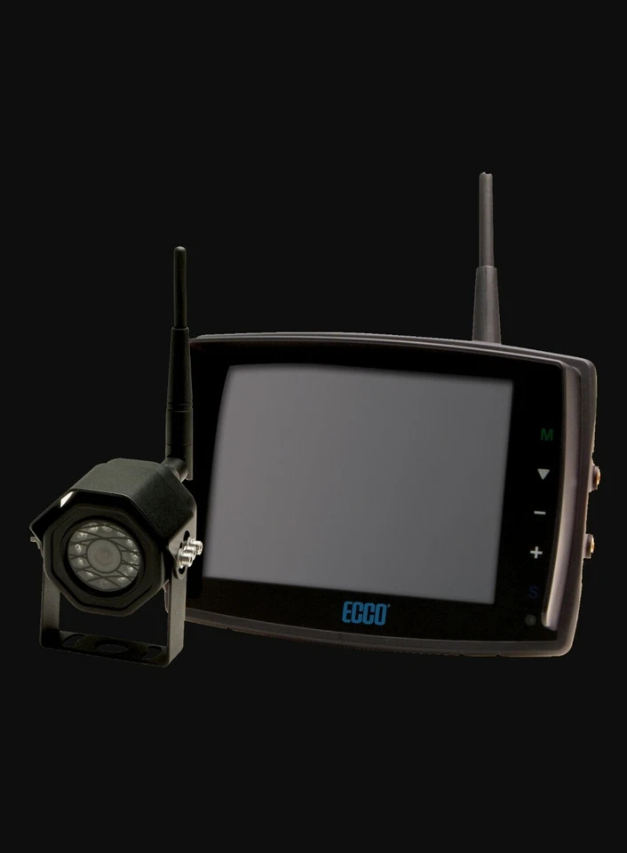 Wireless Reverse Camera Kit ECCO Heavy Duty 5.6" Touchscreen - 2.4GHz Camera - Image 2 of 4
