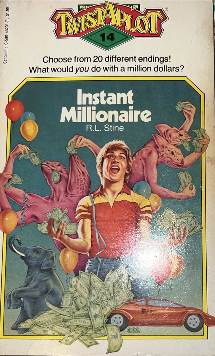 Rare Twist-a-Plot #14: Instant Millionaire CYOA Adventure Gamebook  Twistaplot