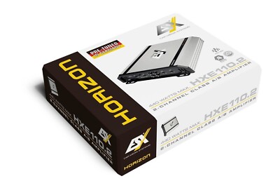 ESX HXE110.2 2-Kanal Auto Verstärker 2 x 70/140 - gebrückt 220/440 Watt RMS/MAX