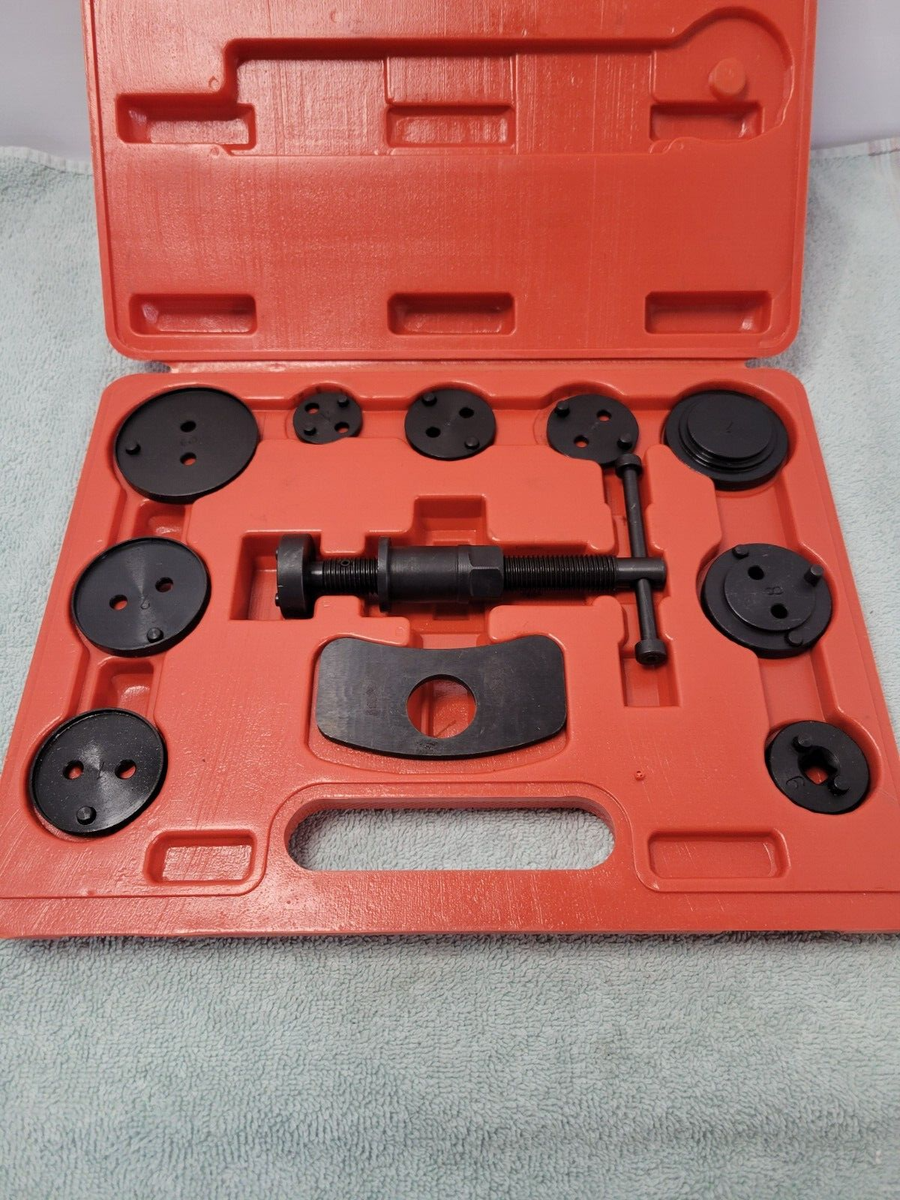 Harbor Freight Caliper Piston Compression Tool 11 Piece Set, Open