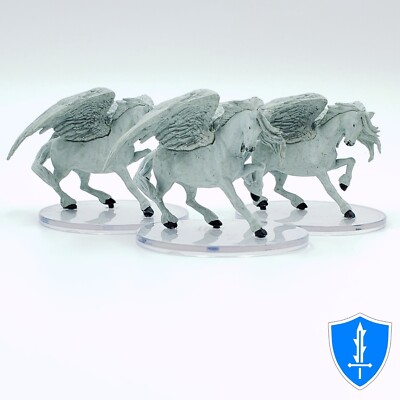 Pegasus x3 - Return of the Dragons #28 D&D Icons of the Realms Miniature
