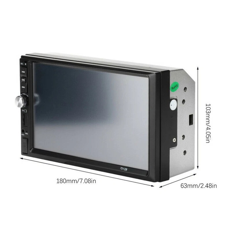 Pantalla de 7 pulgadas Bluetooth Coche Radio Estéreo MP3 MP5 Audio Video Reproductor Cámara de visión trasera Foto 4 de 4