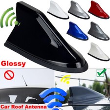 7 Colors Gloss Universal Car Shark Fin Antenna Roof FM/AM Radio Signal Aerial