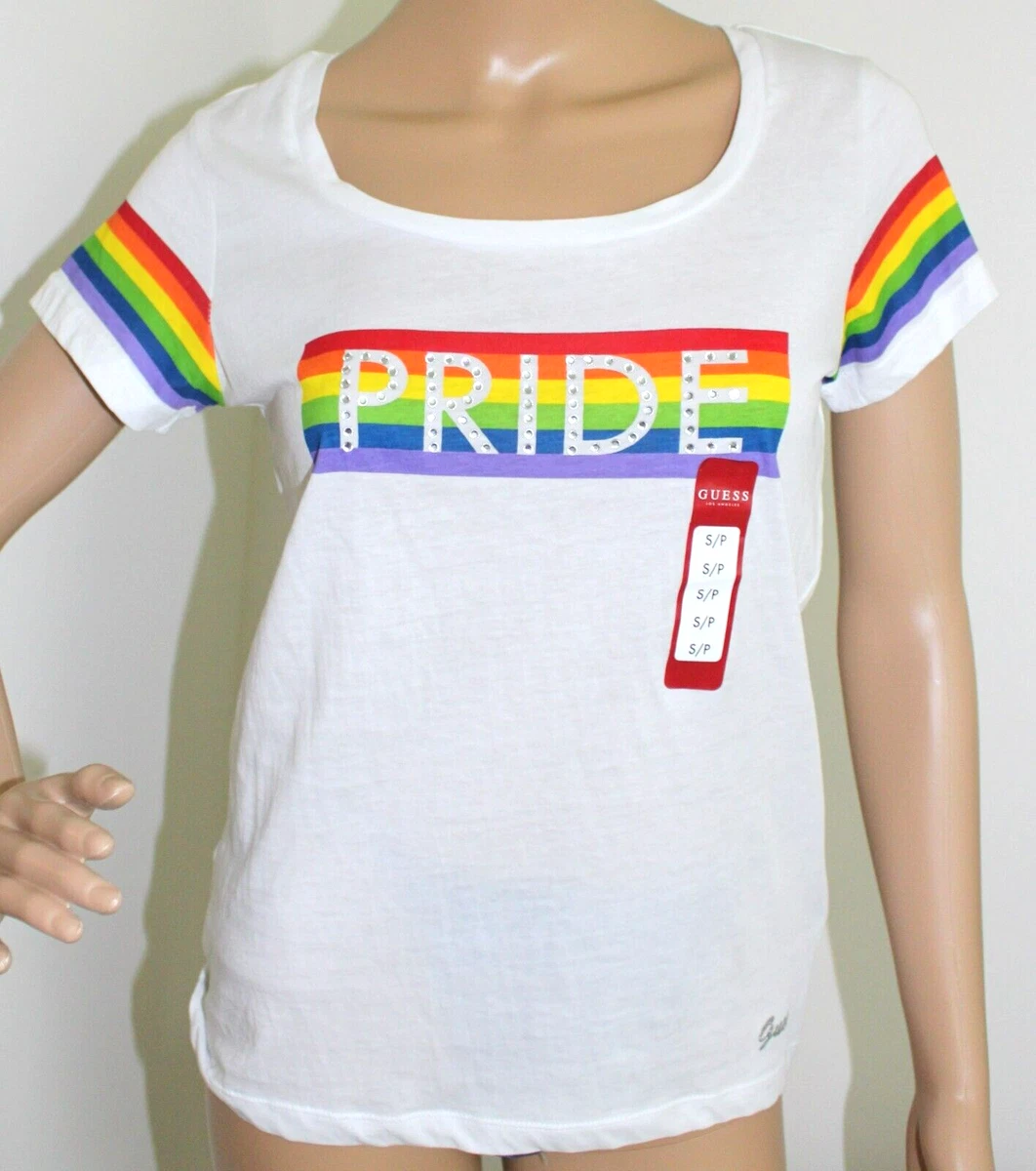 guess rainbow tee