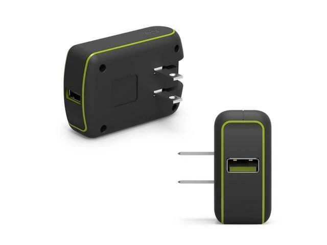 PureGear Qualcomm 3.0 carga rápida 18W USB cargador de pared negro - enchufe de EE. UU. Foto 3 de 4