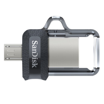SanDisk Ultra Dual USB-Laufwerk m3.0 64GB Smartphone Speicher OTG USB 3.0