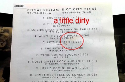 Riot City Blues [CD with OBI] Primal Scream/JAPAN[Bonus track] | eBay