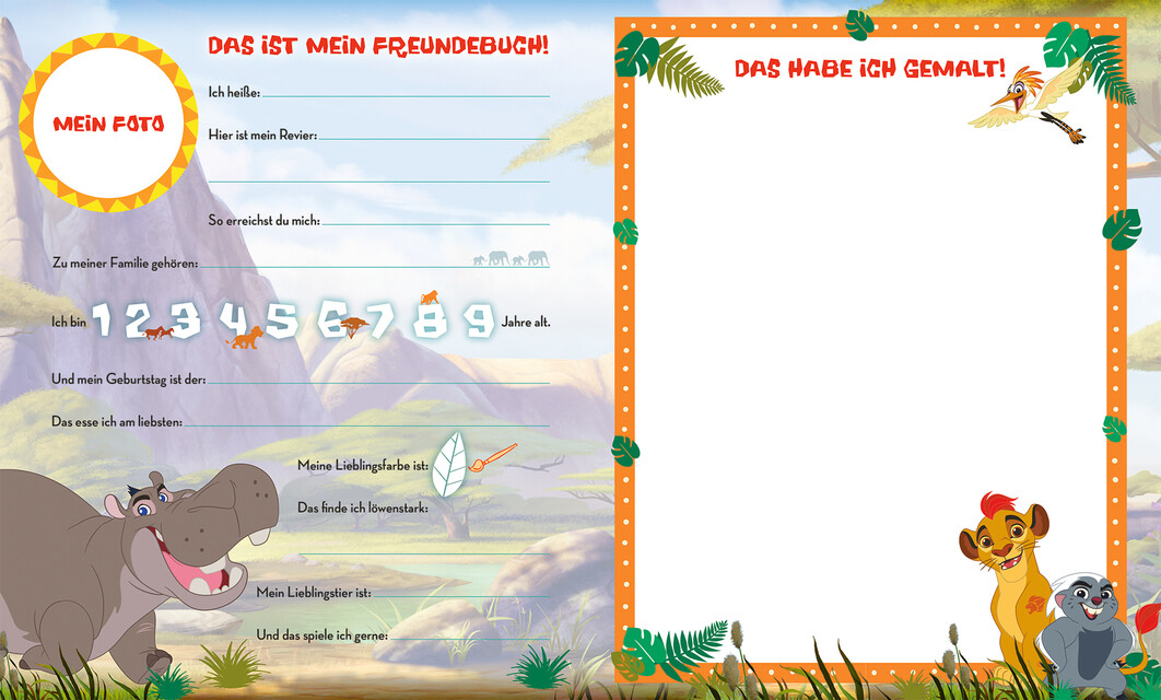 Thumbnail - Disney Junior Die Garde Der Löwen: Meine Ersten Freunde Panini