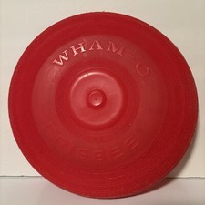 WHAM-O FRISBEE Red 1966 Vintage With Wear Scuff Marks From An Enjoyable Playtime