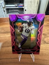 2022 Certified Mirror Purple /199 Adam Thielen!! Carolina Panthers Star! 🔥🔥🔥