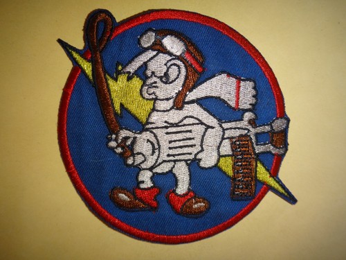 USAF Patch 487th Fighter Squadron 352nd Fighter Group MEYER'S MAULERS (Inactive) - Picture 1 of 3