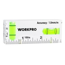 WORKPRO 3Inch Mini Level Tool Small Level Magnetic Level with 2 Bubbles 90°/180°