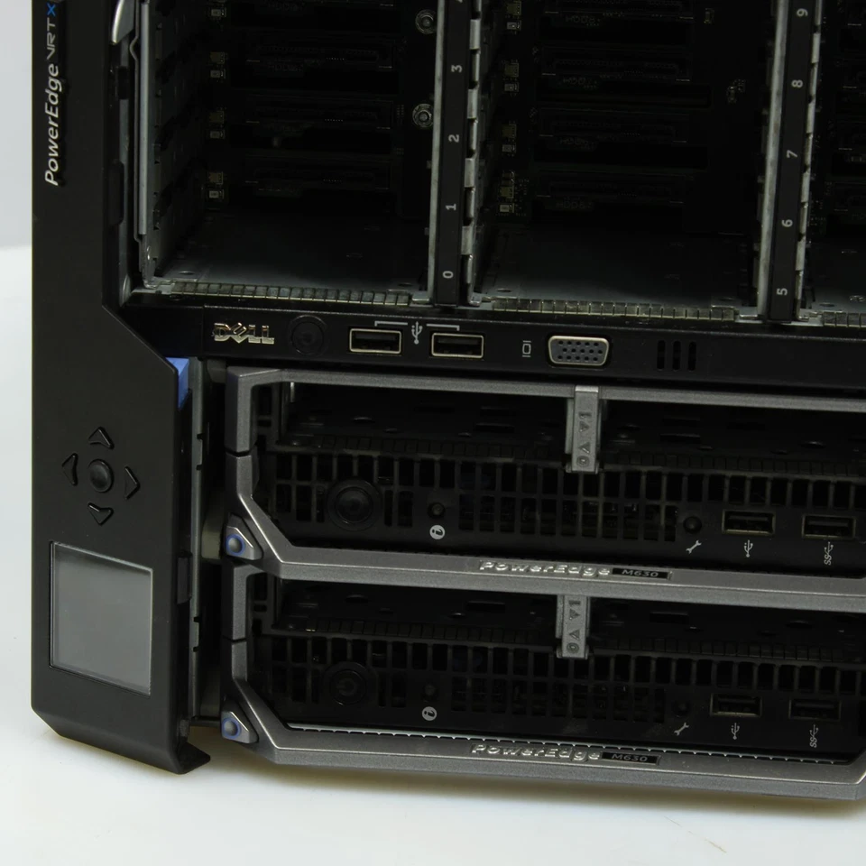 Dell PowerEdge VRTX 3xM630 Blade 6xXeon E5-2630 v3 288 GB de RAM sin unidades/servidor de sistema operativo Foto 3 de 4