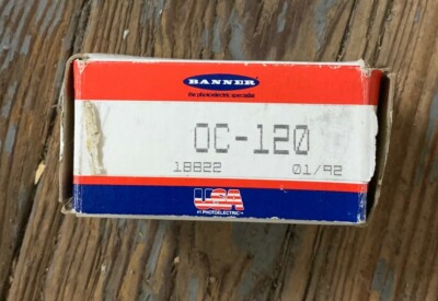BANNER OC-120 AC INPUT MODULE 120VAC 18822 8 PIN NEW IN BOX