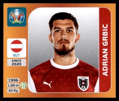 Panini Euro 2020 - Adrian Grbic Austria No. 253