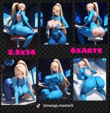 Sexy Waifu Ultra Premium GLOSSY ART PRINT ANIME AI WAIFU PIN UP [18+] 6x 8.5x14