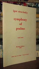 Symphony of Psalms: Vocal Score