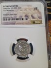 ROMAN EMPIRE COIN. PLAUTILLA AR DENARIUS SILVER NGC HIGH GRADE ANCIENT. — photo 8