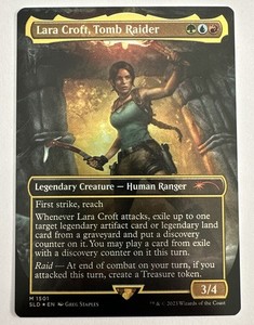 lara croft mtg card Magic: The Gathering TCG: Secret Lair - Tomb Raider main image 0