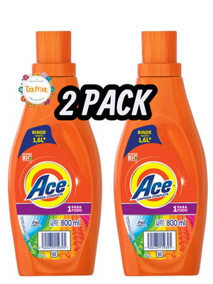 #ad Ace Liquid Detergent Limpieza Completa 800ml Each All Purpose Pack of 2 $12.99
