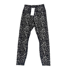 VARLEY Form High Leggings 25" Black Gray White Printed Women's SMALL