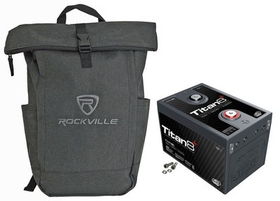 XS Power PWR-S5 12V 5000W Titan8 Lithium Battery, Max 2000A + Backpack