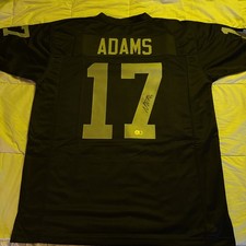 Davante Adams Signed/Auto Black Raiders Custom Football Jersey Beckett Authentic