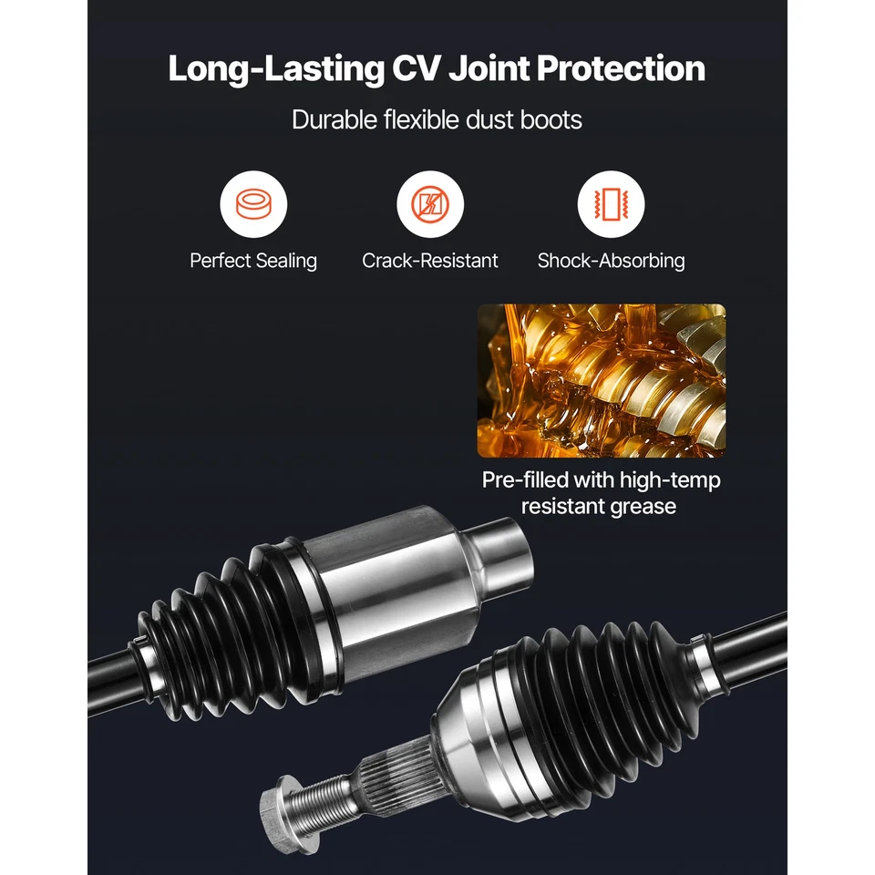 Uimoso Pair Front CV Axle Shaft Assemblies for Chevrolet Traverse 2009-2017 - Image 4 of 4