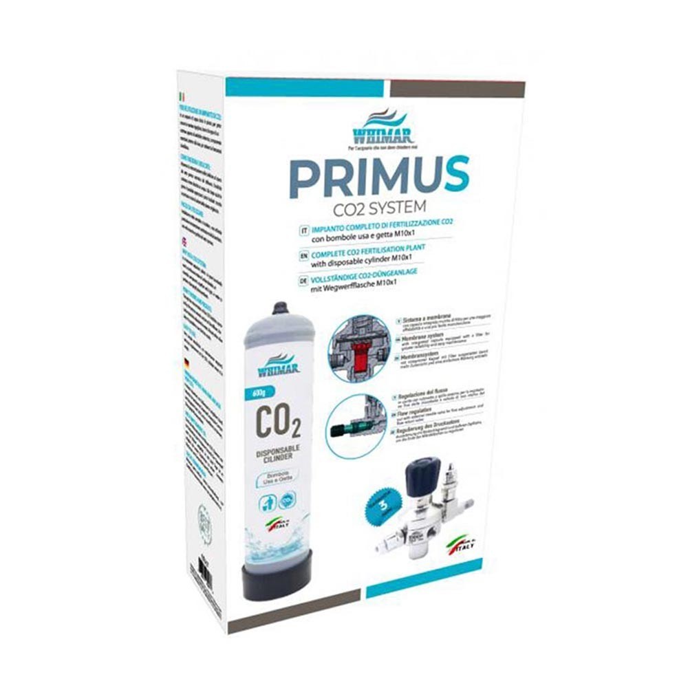 Whimar Primus 600g CO2: Sistema Alta Pressione per Piante Acquario