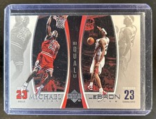 2005-06 Upper Deck Michael Jordan LeBron James Jordan/LeBron #LJMJ2 USA