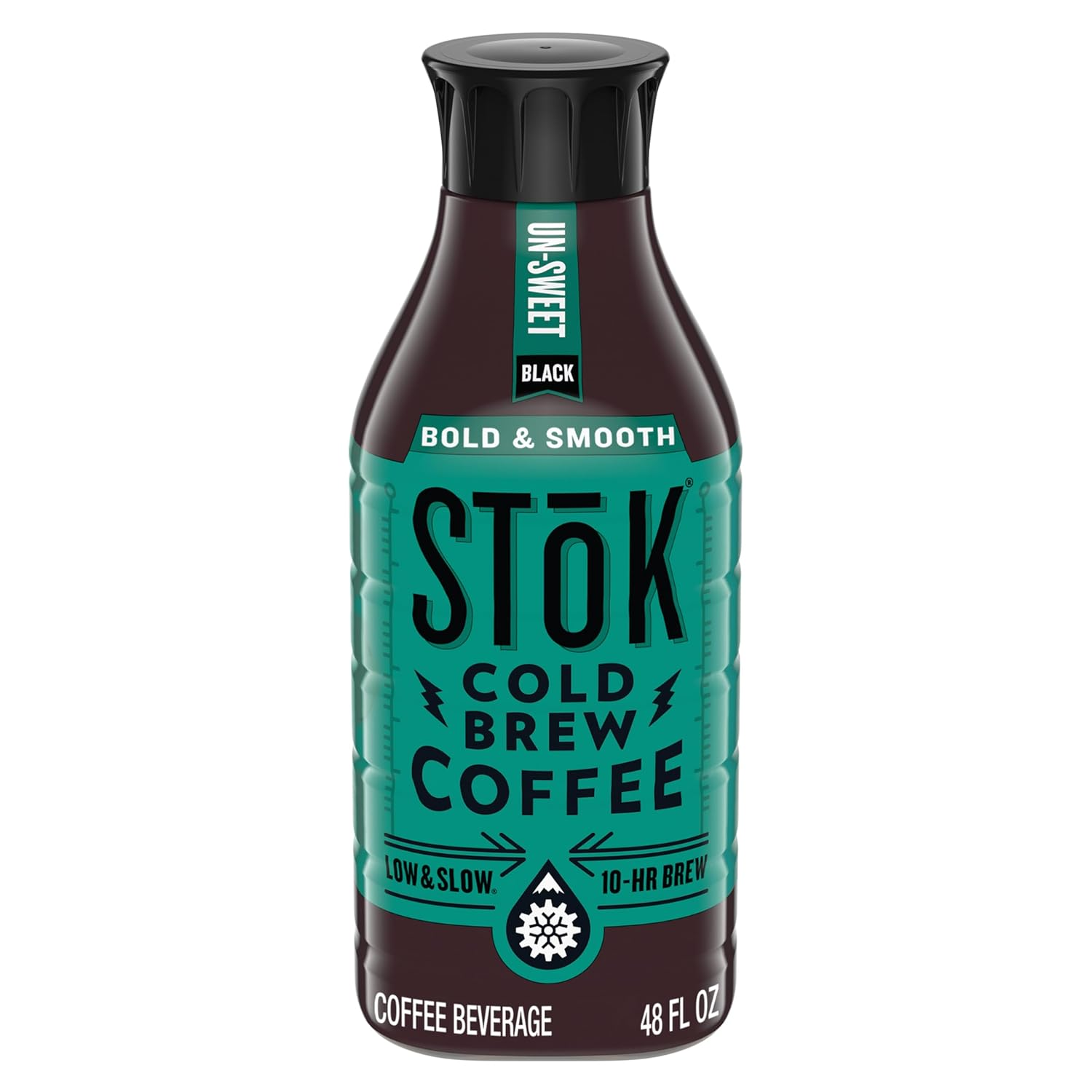 Cold Brew Coffee, Arabica-Based Blend, Medium Roast Brewed Low and Slow, Unsweet