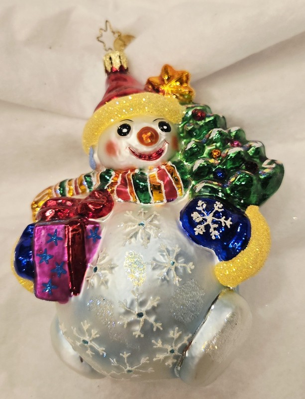 Christopher Radko Chubby Cheer Delight Glass Ornament  01-CB-5