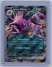 Team Rocket's Nidoking ex 119/182 Double Rare Destined Rivals Pokemon Holo NM