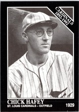 Chick Hafey 1992 Conlon Collection TSN #657 St. Louis Cardinals