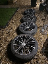 4x 22" Inch Lenso Alloy Wheels and Tyres
