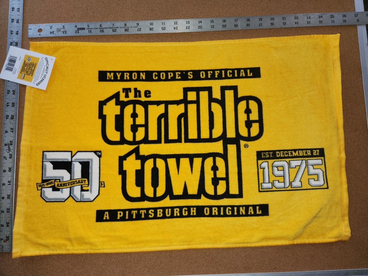 Serviette Pittsburgh Steelers 'The Terrible Towel' - Rose - Souvenir Super Bowl