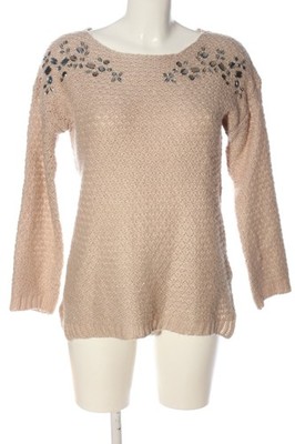 AMISU Rundhalspullover Damen Pullover Gr. DE 36 altrosa Casual-Look