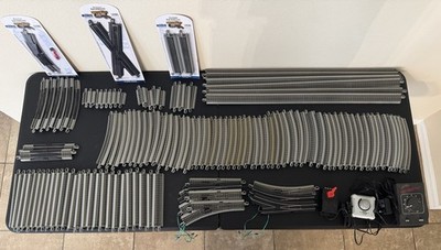 Bachmann HO EZ Track Lot, Straights, Curves, Crossings, Turnouts, Controllers