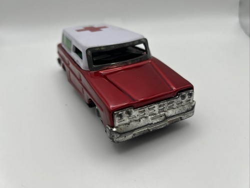 Friction Toy Ambulance MF 732 Original Box 1960's - Picture 5 of 8