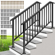 2pcs Step Handrail Stair Railing for 6 Step O...