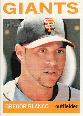 2013 Topps Heritage #204 Gregor Blanco - NM