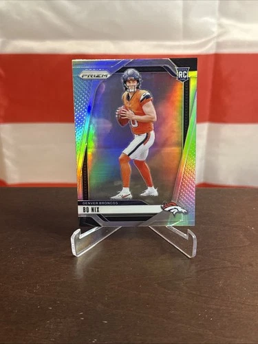 2024 Panini Prizm Rookies Bo Nix #309 Silver Prizm (RC) Rookie
