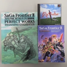 Square Enix SAGA Frontier 2 Ultimania Setting Guide Book Set Collection