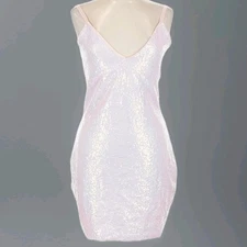 NWT Blackmilk Blush Sparkle Sparkle Dress Large Strapless Sequin NYE  Black Milk