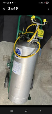 #ad Bradley S19 788 Portable Eyewash Pressurized 15 Gal Tank Capacity Portable $500.00