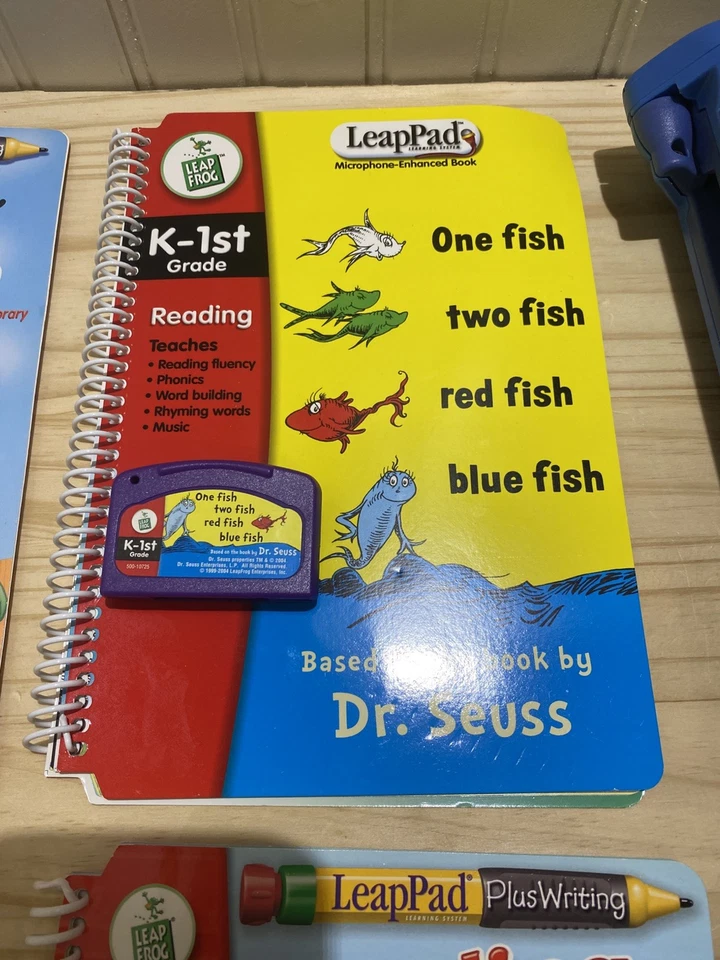 Leapfrog LeapPad Plus Writing LOT 4 Books and Games + Extras READ - TESTED Works - Image 3 of 4