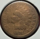 1874 Indian Head Cent Penny. Better Date. Free Shipping