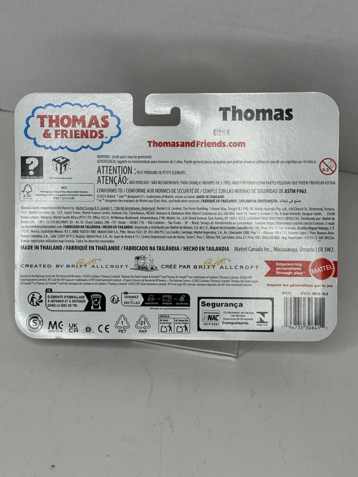 Thomas & Friends Mattel 80th Anniversary Ruby Collection Metal Collection New - Image 4 of 4