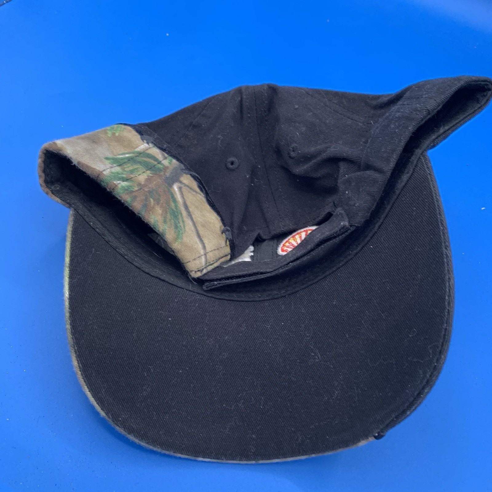 Shell Rotella Hat Camo Patchwork Trucker Cap - image 6