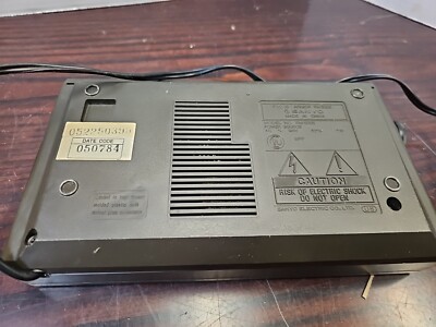 1985 Vintage Sanyo RM 5005 digital AM/FM Alarm Clock Radio Working